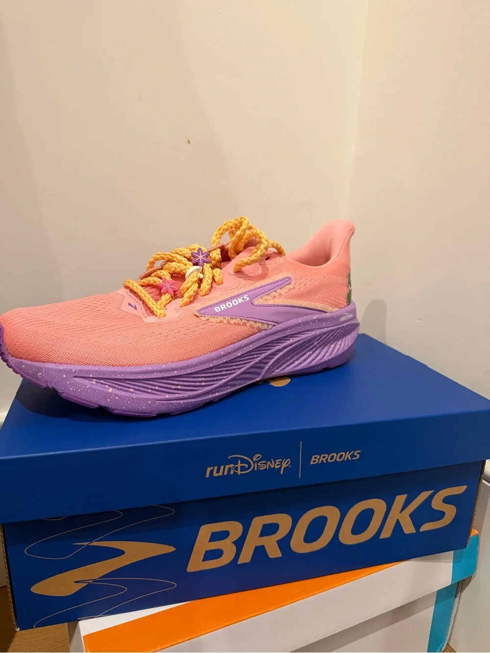 Brooks RunDisney Tangled Rapunzel Women's Pink & Purple Running Shoe